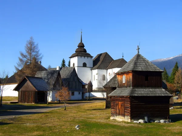 Erken Gotik Kilisesi Müzesi Liptov Köyü Pribylina, Slovakya
