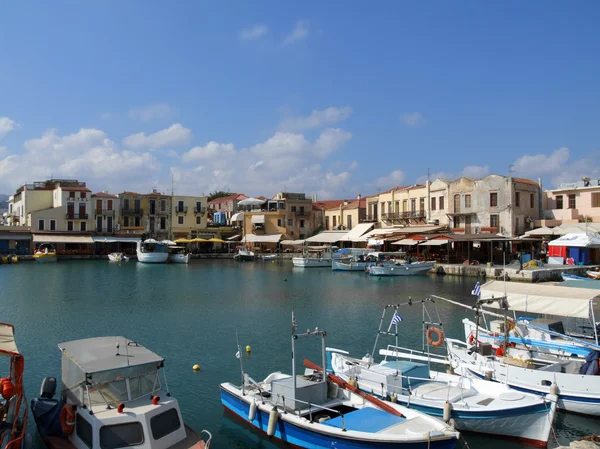 Eski Venedik liman, Rethymnon, Crete, Yunanistan