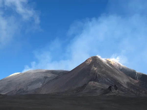 Etnu sopka, Sicílie, Itálie Royalty Free Stock Fotografie