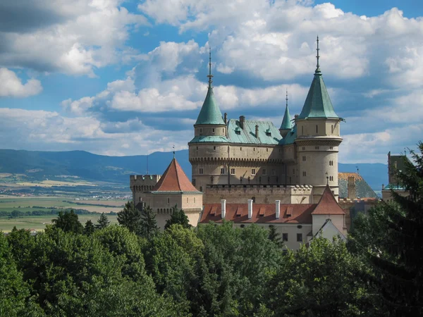 Panorama z hradu Bojnice Stock Snímky