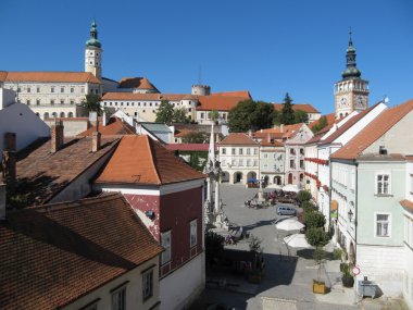 Öğleden sonra şarap bölgesi Mikulov