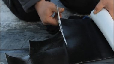 Builder Epdm membran çatı gizler. PVC-P ve Tpo Fpo