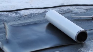 Builder Epdm membran çatı gizler. PVC-P ve Tpo Fpo