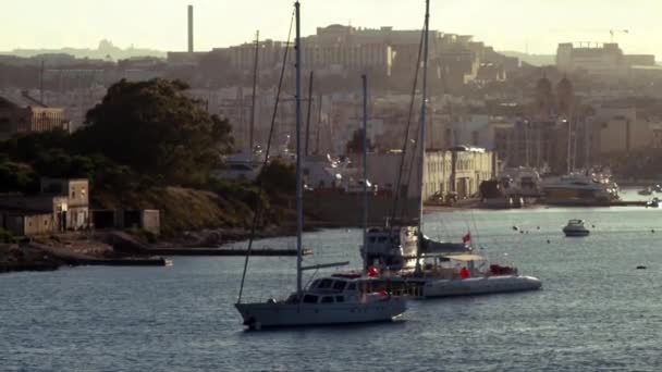 Golfo frente a la costa de Malta — Vídeo de stock