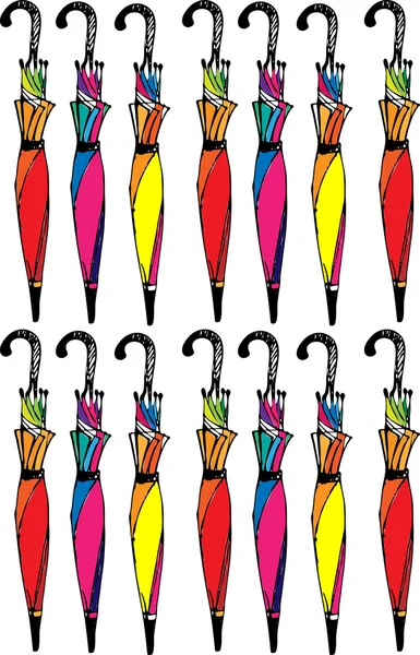 Kroki şemsiye desen.