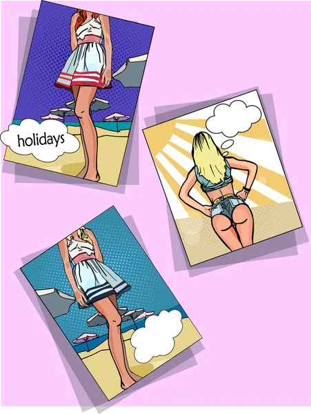 vektör çizim pop sanat tarzı.