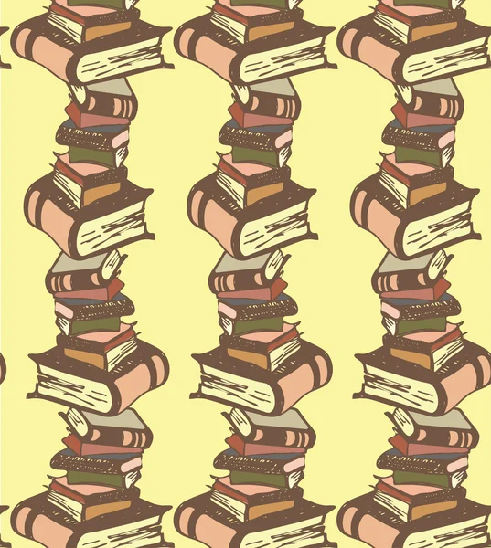 vektör el kitapları ile çizilmiş seamless modeli