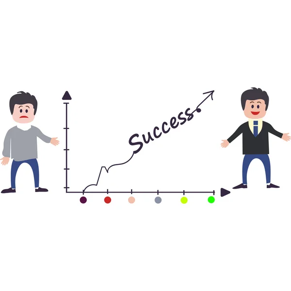 vektör büyüme devam eden ok grafiği