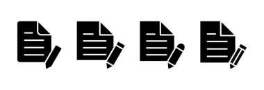 Note icon vector illustration. notepad sign and symbol