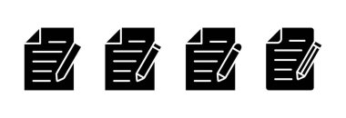 Note icon vector illustration. notepad sign and symbol
