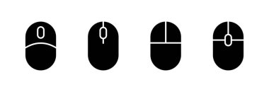 Fare simgesi vektör illüstrasyonu. Tıklama işareti ve sembol. işaretleyici simgesi vektörü.