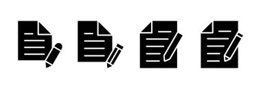 Note icon vector illustration. notepad sign and symbol