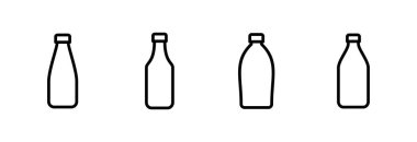 Şişe ikonu vektör illüstrasyonu. şişe işareti ve sembol