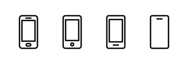 Telefon ikonu vektör illüstrasyonu. Çağrı kodu ve sembol. telefon sembolü