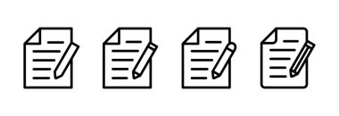 Note icon vector illustration. notepad sign and symbol