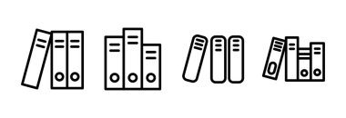 Kütüphane ikonu vektör illüstrasyonu. eğitim işareti ve sembol