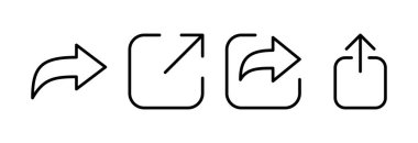 Simge vektör illüstrasyonunu paylaş. İşaret ve sembol paylaşımı