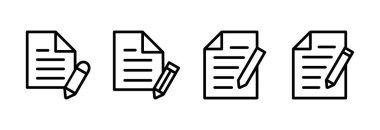 Note icon vector illustration. notepad sign and symbol