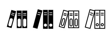 Kütüphane ikonu vektör illüstrasyonu. eğitim işareti ve sembol