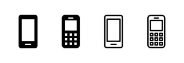 Telefon ikonu vektör illüstrasyonu. Çağrı kodu ve sembol. telefon sembolü