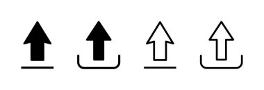 Simge vektör illüstrasyonu yükle. veri işareti ve sembolü yükle