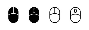 Fare simgesi vektör illüstrasyonu. Tıklama işareti ve sembol. işaretleyici simgesi vektörü.