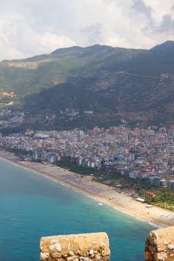 Yukarıdan kumsal manzarası