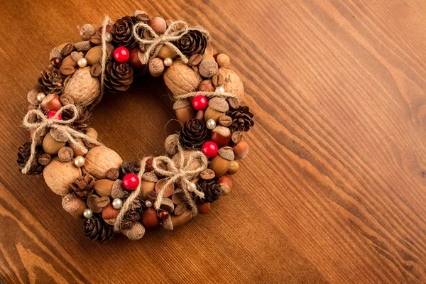 Dekoratif sonbahar çelenk