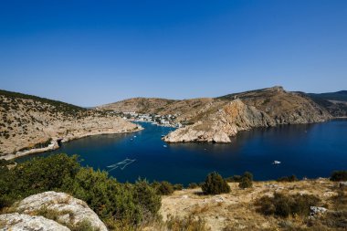 yün ile dağlarının görünümü