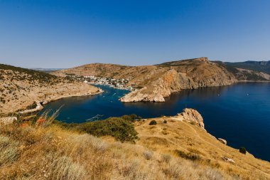 yün ile dağlarının görünümü