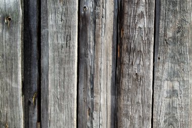 Gri eski ahşap çit