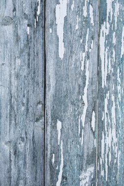 Eski ahşap boyalı açık mavi kırsal arka plan 