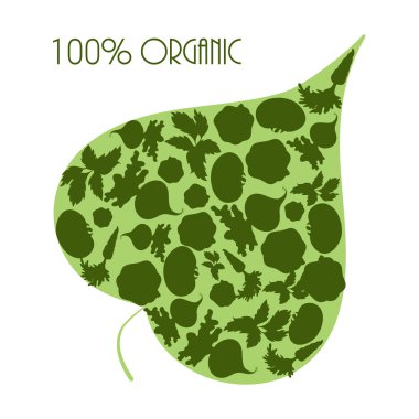 vektör yeşil yaprak