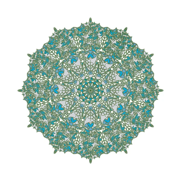 Soyut yuvarlak desen, vektör çizim