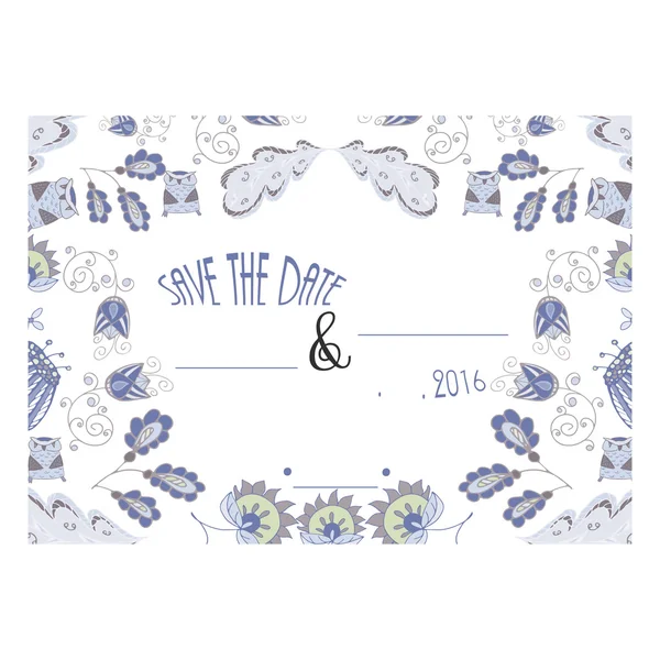 Save the date card, retro style — Free Stock Photo