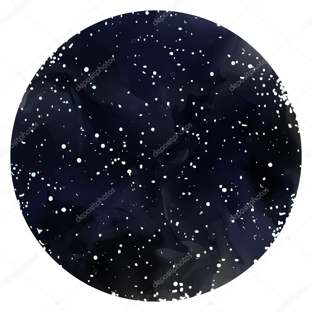 Vector starry night background