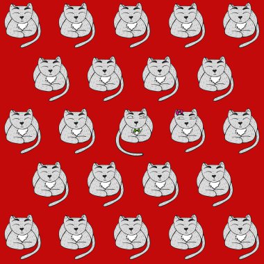 Aşk, Kedilerde desen