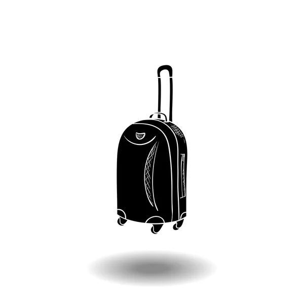 Vector icon of suitcase — Stock Vector