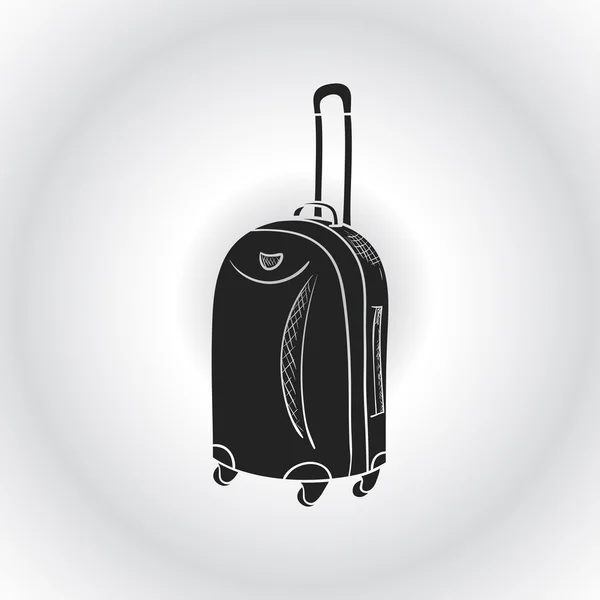 Icône vectorielle de la valise — Image vectorielle