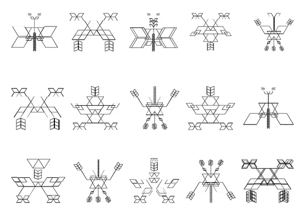 Świętej geometrii, wektor graficzny projekt elementów. — Wektor stockowy