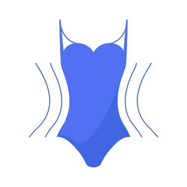 Vektör. Kavram zayıflama sembolü kilo kaybı. Sporun silueti