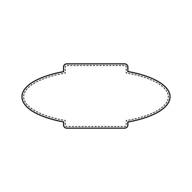 Klasik siyah çerçeve, her amaç için harika tasarım. Soyut sanat afişi, poster, tebrik kartı. Moda retro vektör süsleme şablonu. 