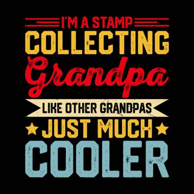 Pul Koleksiyonu Komik Retro Pul Koleksiyonu Tişört Tasarımı