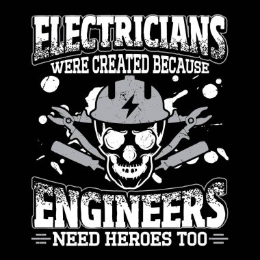 Profesyonel Elektrikçiler Komik Elektrikçi tişörtü Tasarımı