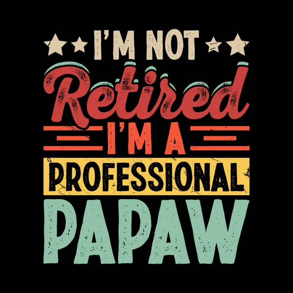 Resmi olarak Emekli Komik Vintage Tişört Tasarımı