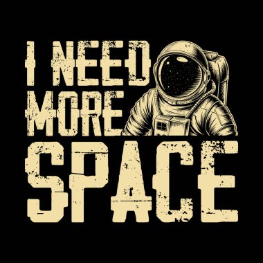 Daha fazla Uzay Komik Astronot Astronot Tişörtü Tasarımı