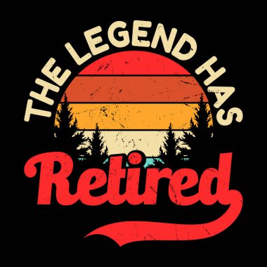 Emeklilik Partisi Kutlaması Komik Emekli Tişört Tasarımı