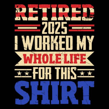 Emeklilik Partisi Kutlaması Komik Emekli Tişört Tasarımı