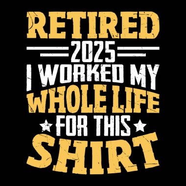 Emeklilik Partisi Kutlaması Komik Emekli Tişört Tasarımı