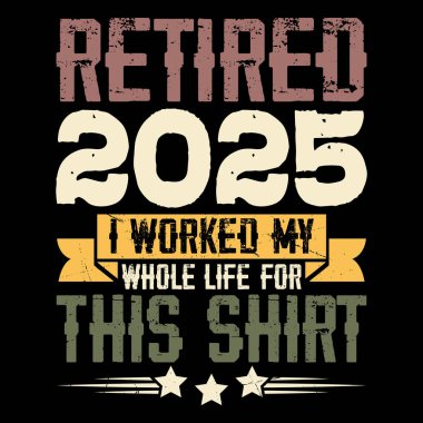 Emeklilik Partisi Kutlaması Komik Emekli Tişört Tasarımı